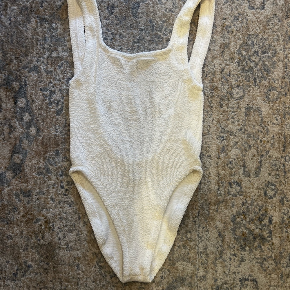 Hunza G White one piece